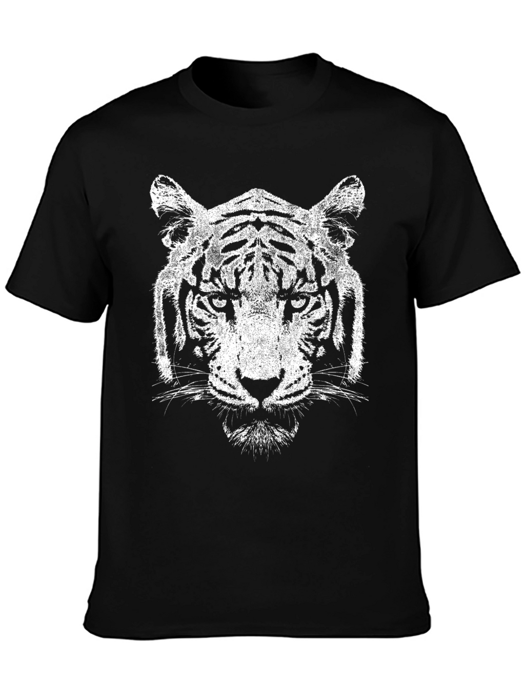 Tiger Graphic Tee - Distressed Print