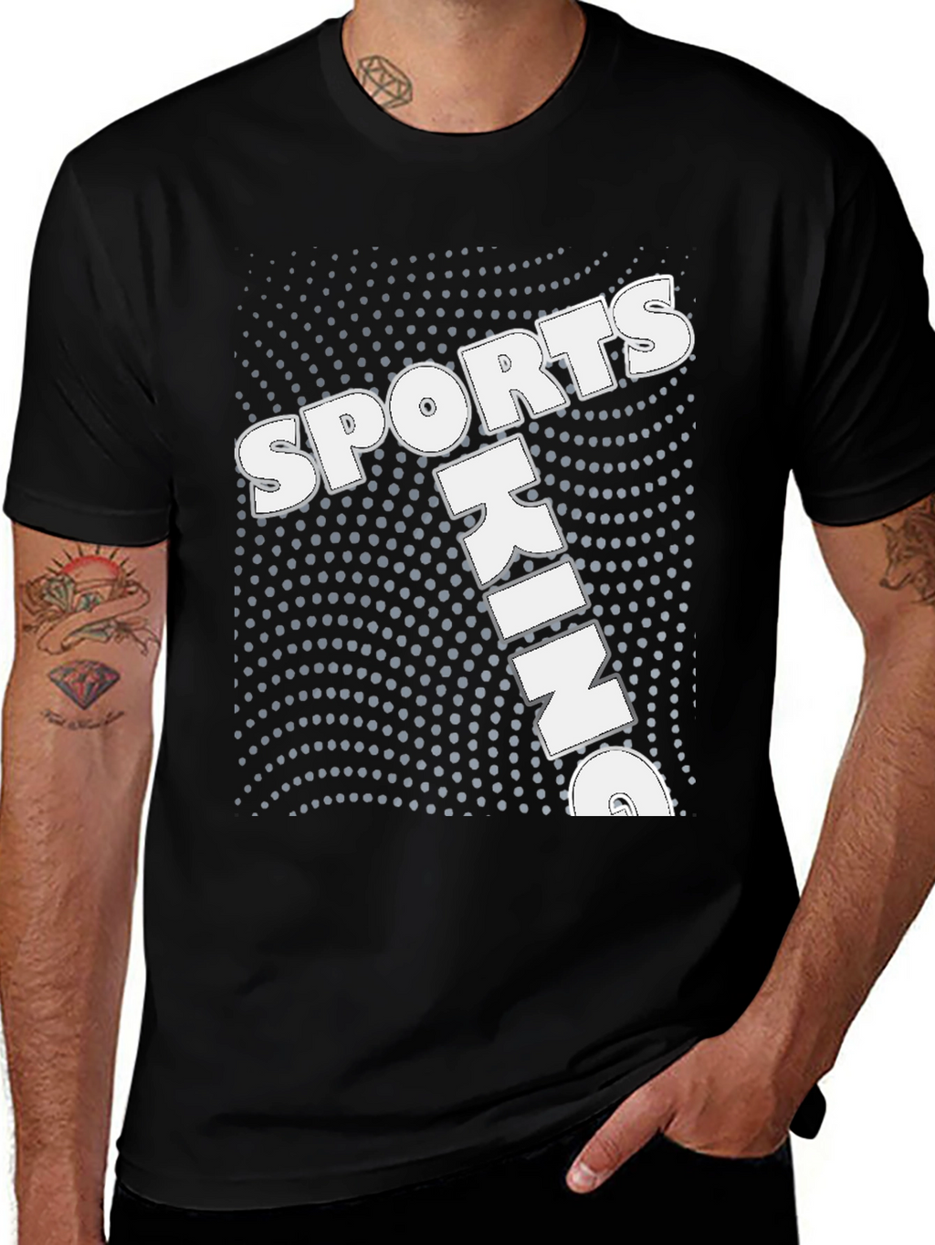 Mens Sports King Graphic T-Shirt