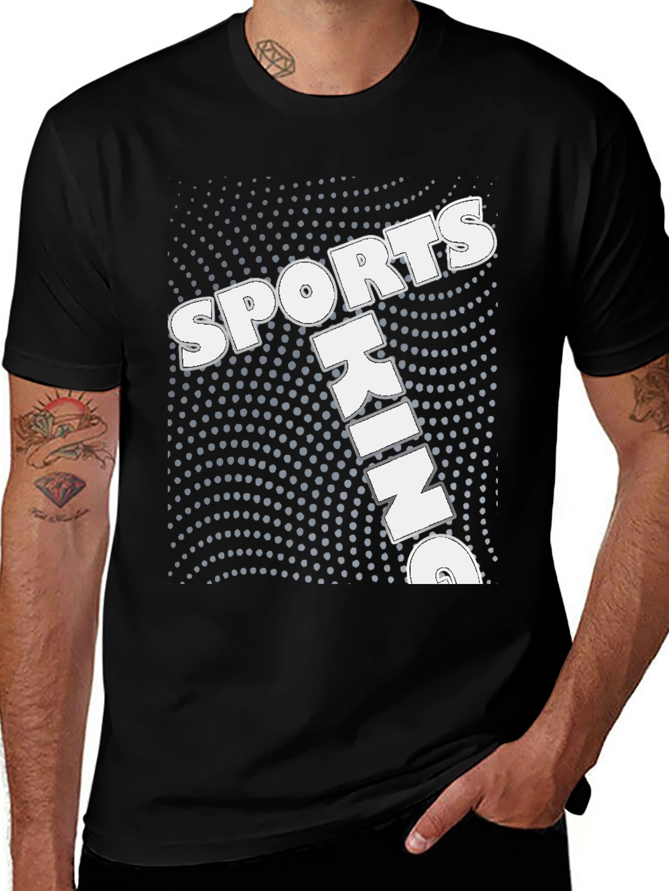 Mens Sports King Graphic T-Shirt