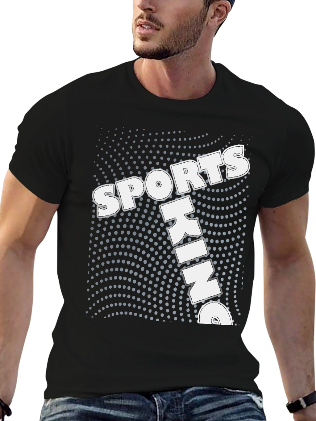 Mens Sports King Graphic T-Shirt