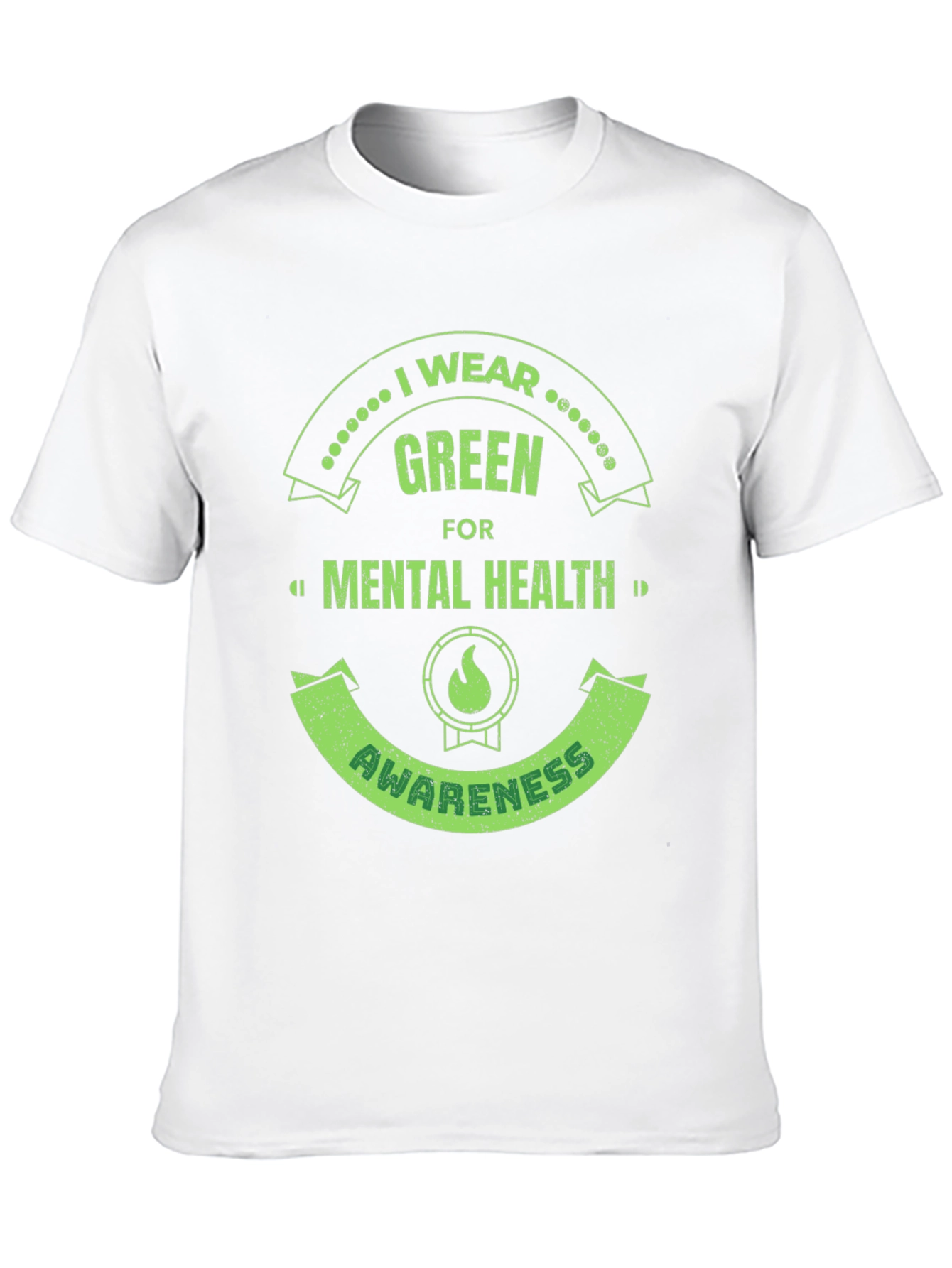 Green Mental Health Awareness T-Shirt