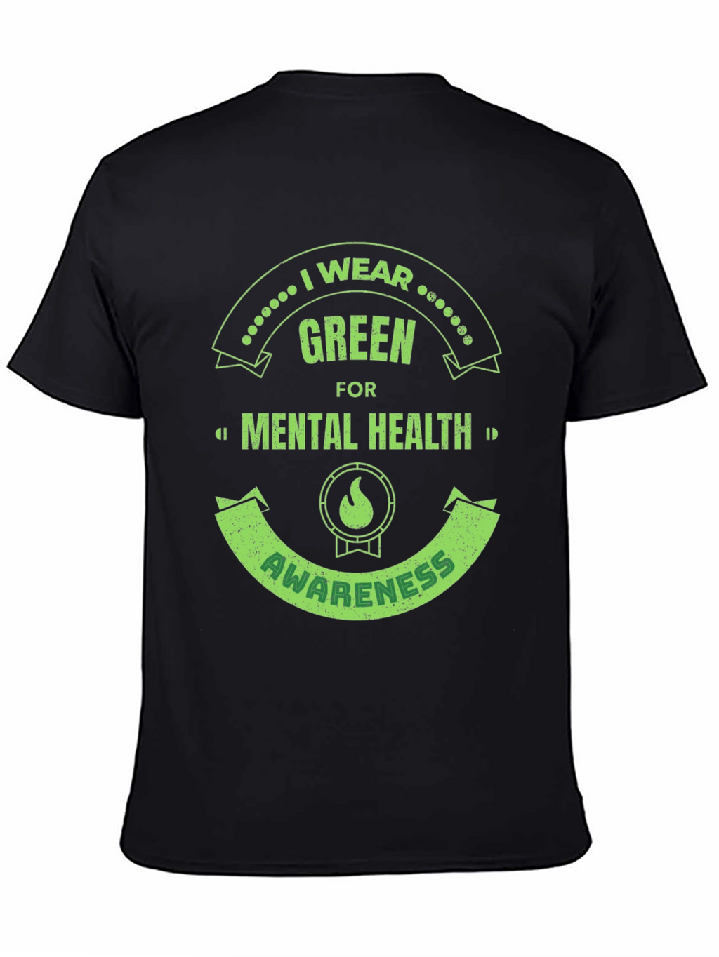 Green Mental Health Awareness T-Shirt