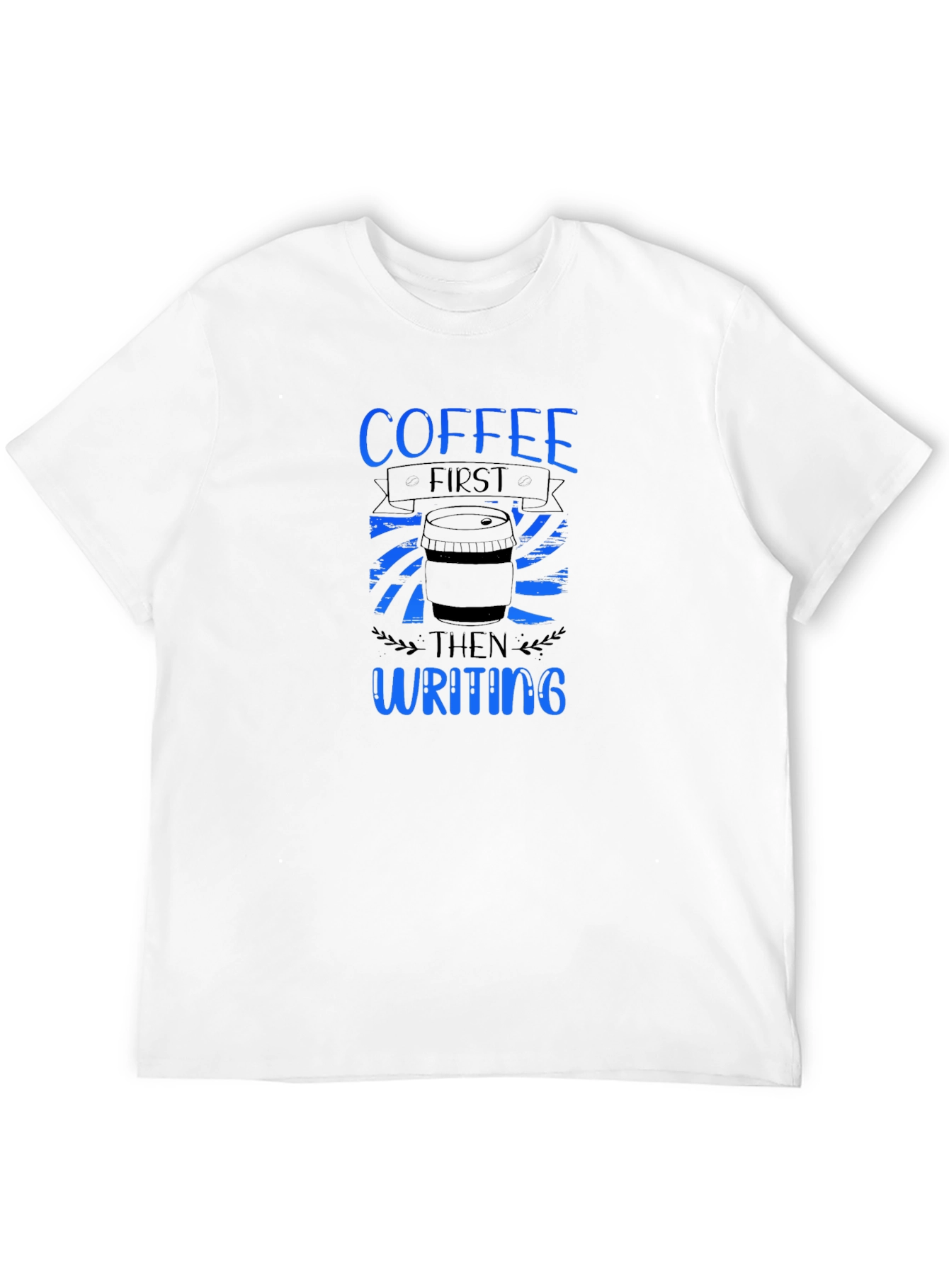 Coffee First Writing T-Shirt