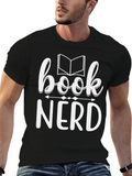 Book Nerd Graphic T-Shirt