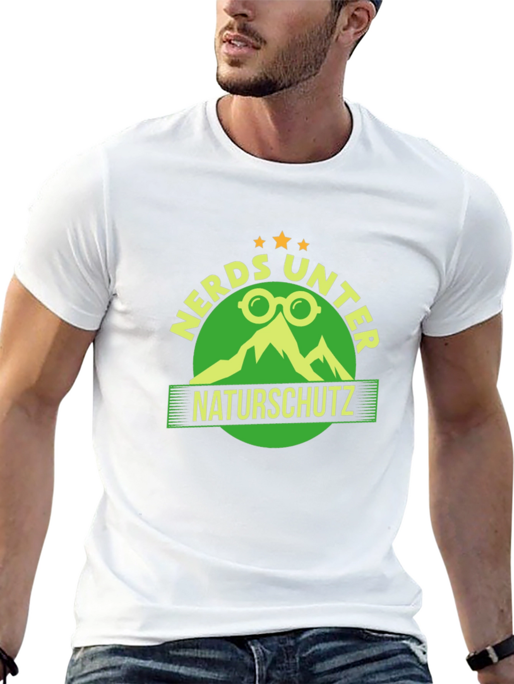 Nerds Unter Naturschutz Graphic T-Shirt