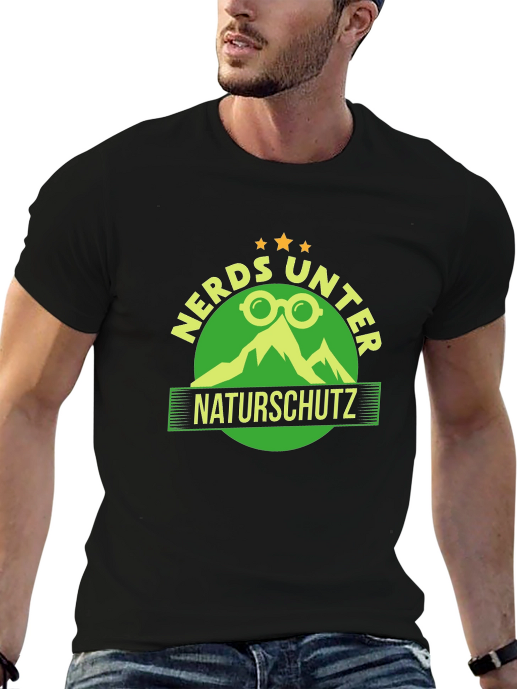 Nerds Unter Naturschutz Graphic T-Shirt