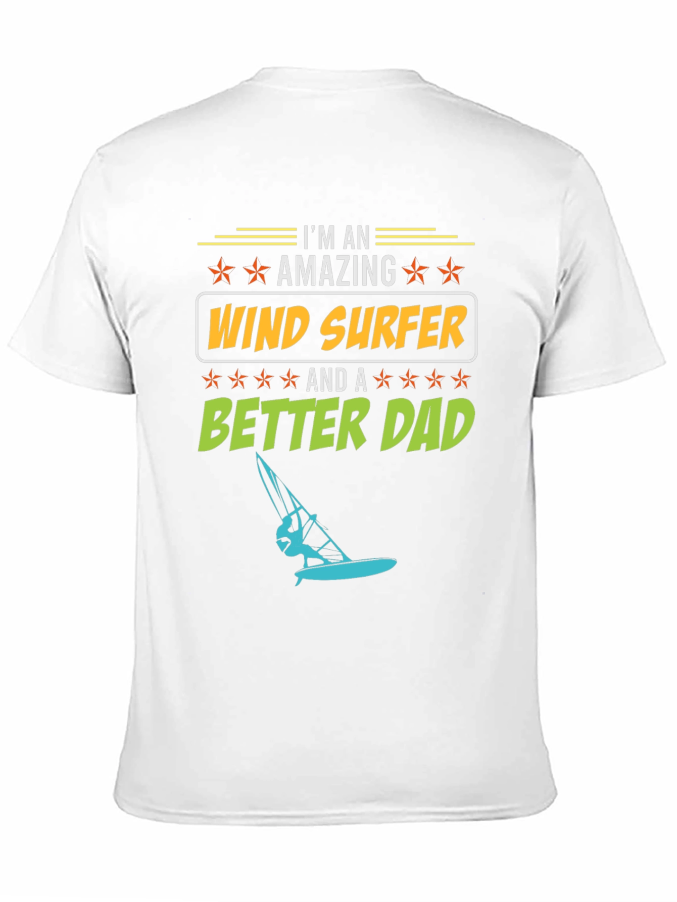Amazing Wind Surfer Dad T-Shirt