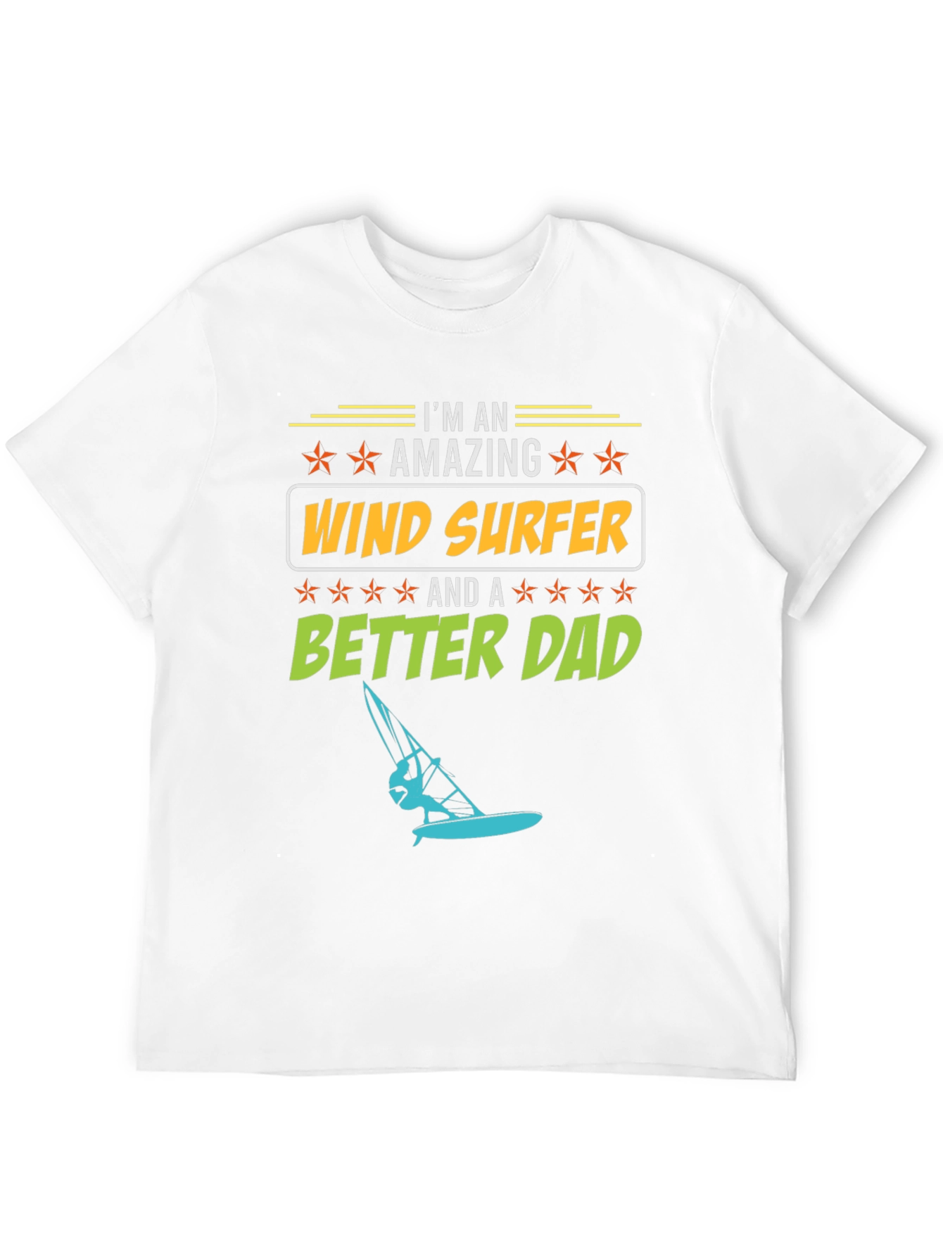 Amazing Wind Surfer Dad T-Shirt