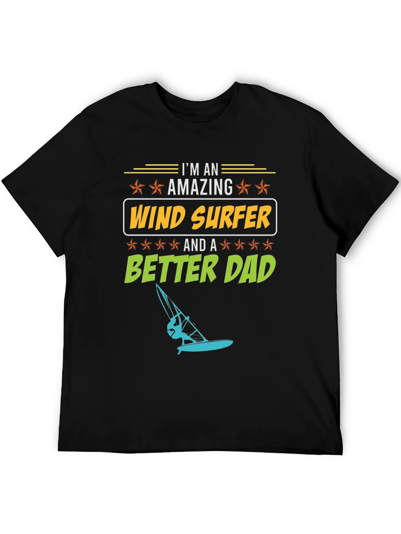 Amazing Wind Surfer Dad T-Shirt