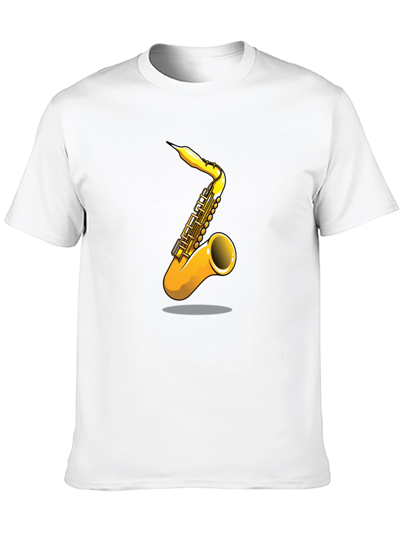 Saxophone Graphic Tee - Musical Instrument T-Shirt