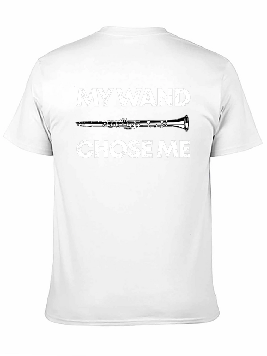My Wand Chose Me Clarinet Player Musician T-Shirt
