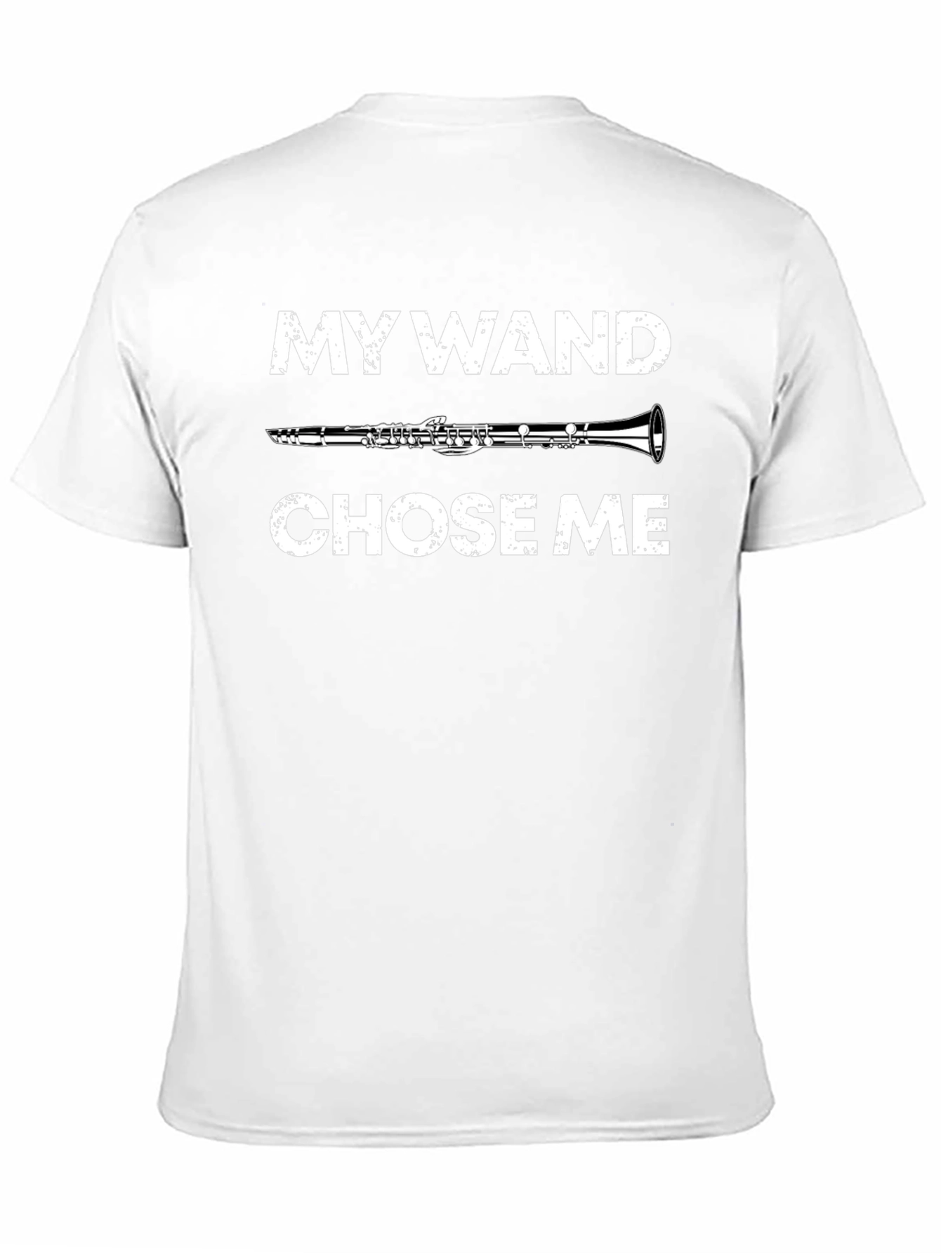 My Wand Chose Me Clarinet Player Musician T-Shirt