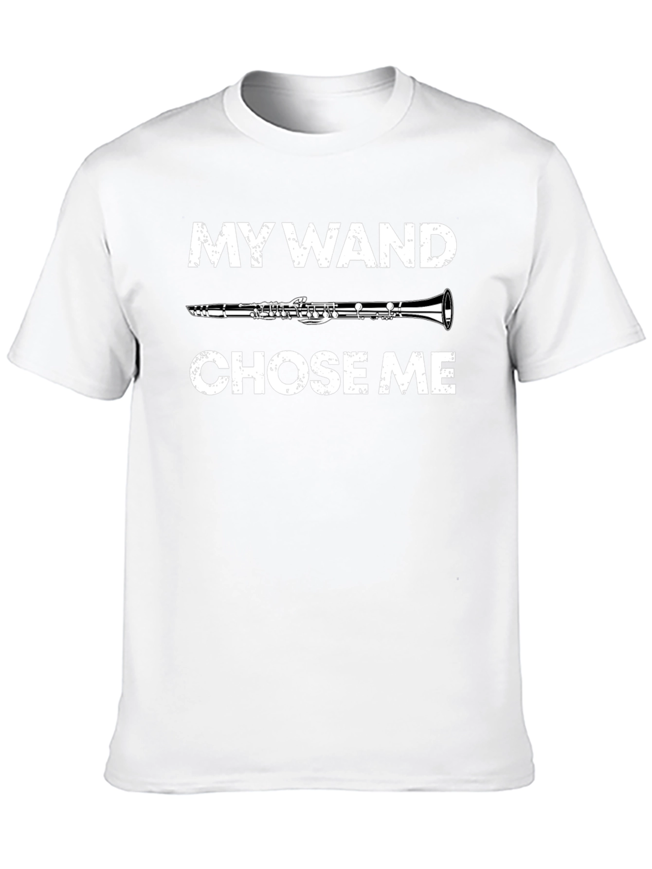 My Wand Chose Me Clarinet Player Musician T-Shirt