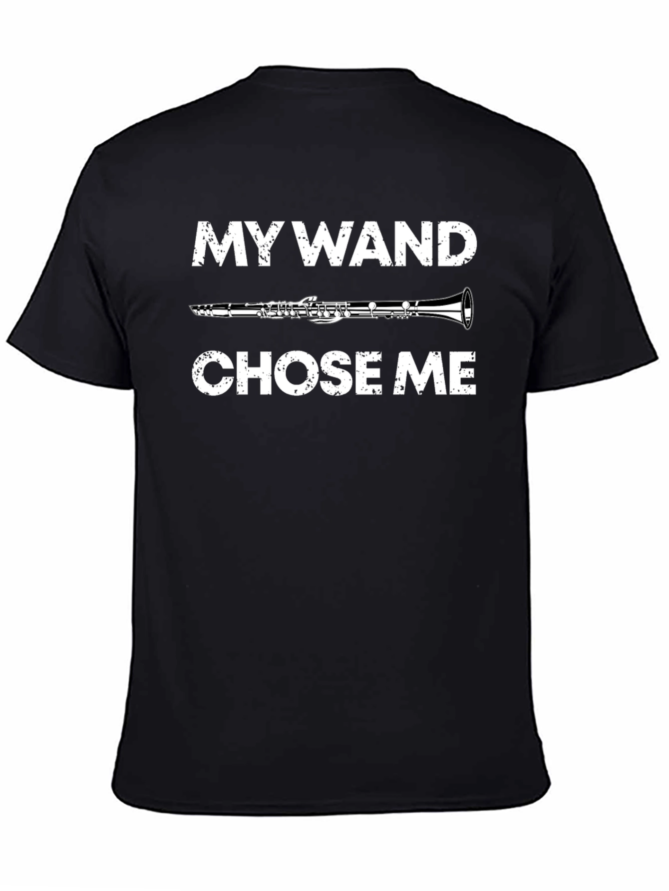 My Wand Chose Me Clarinet Player Musician T-Shirt