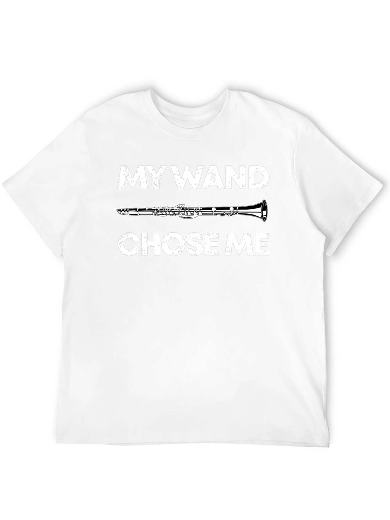 My Wand Chose Me Clarinet Player Musician T-Shirt