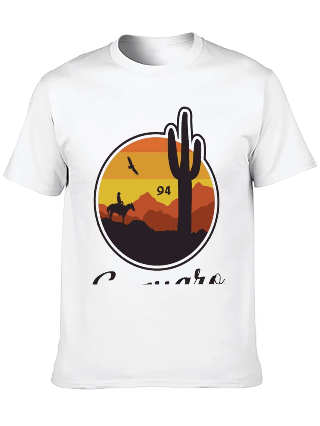 Desert Scene Graphic Tee - Cowboy & Cactus