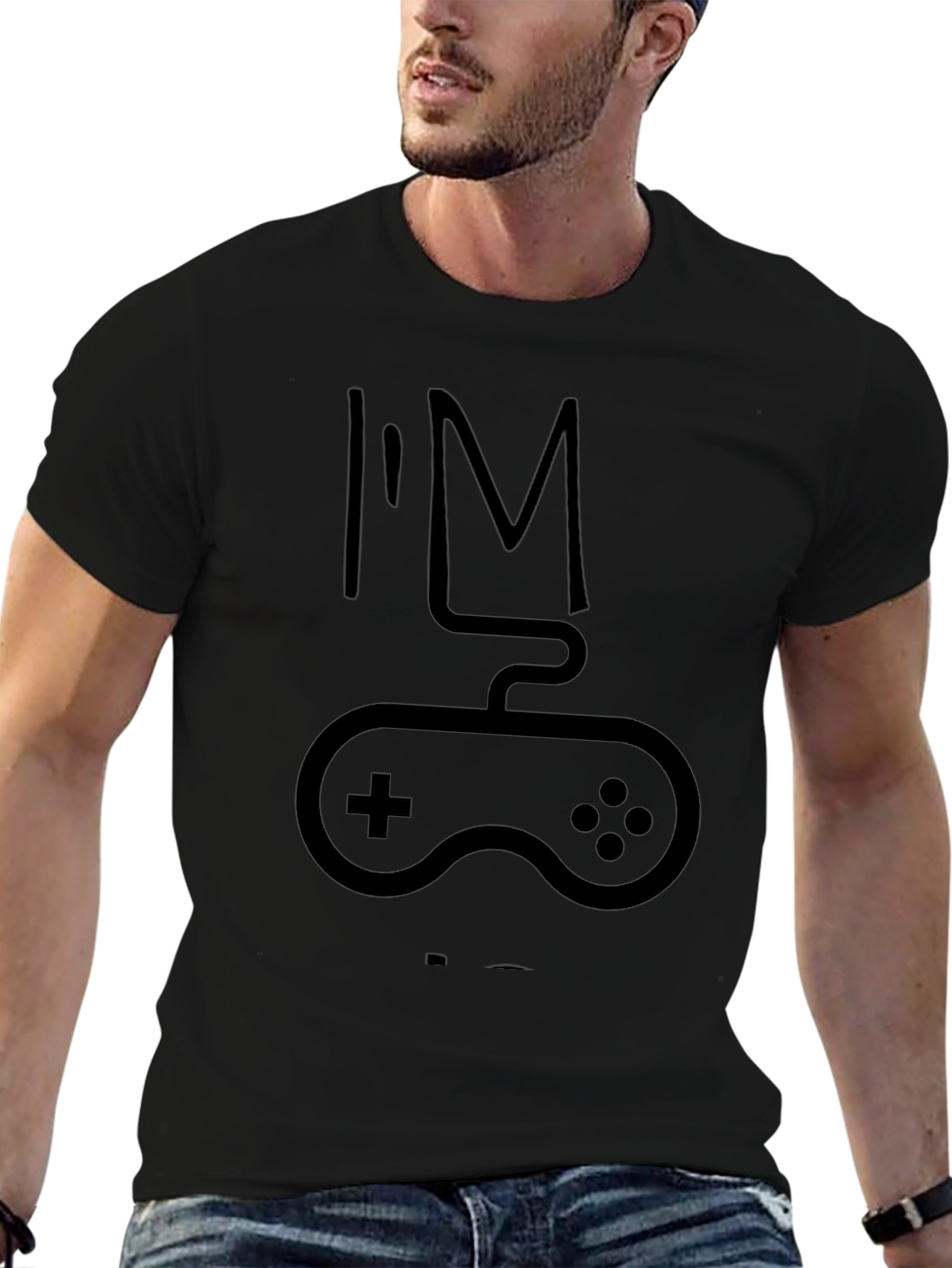 Im a Gamer T-Shirt - Black Cotton Tee