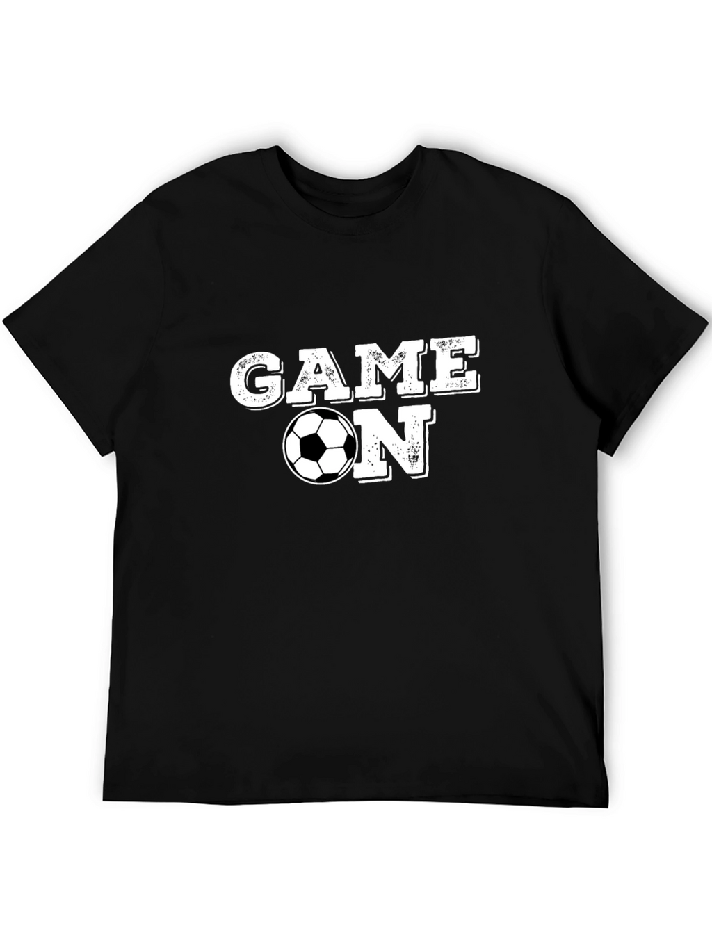 Game On Soccer T-Shirt - Black Cotton Tee