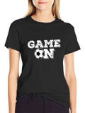 Game On Soccer T-Shirt - Black Cotton Tee