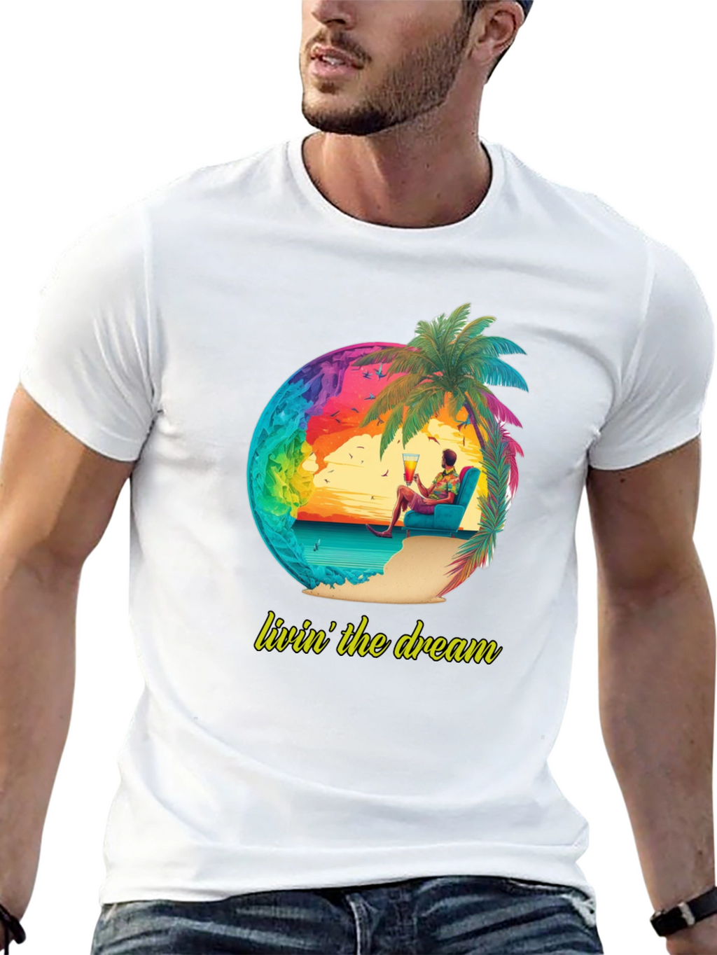 Livin the Dream Graphic T-Shirt