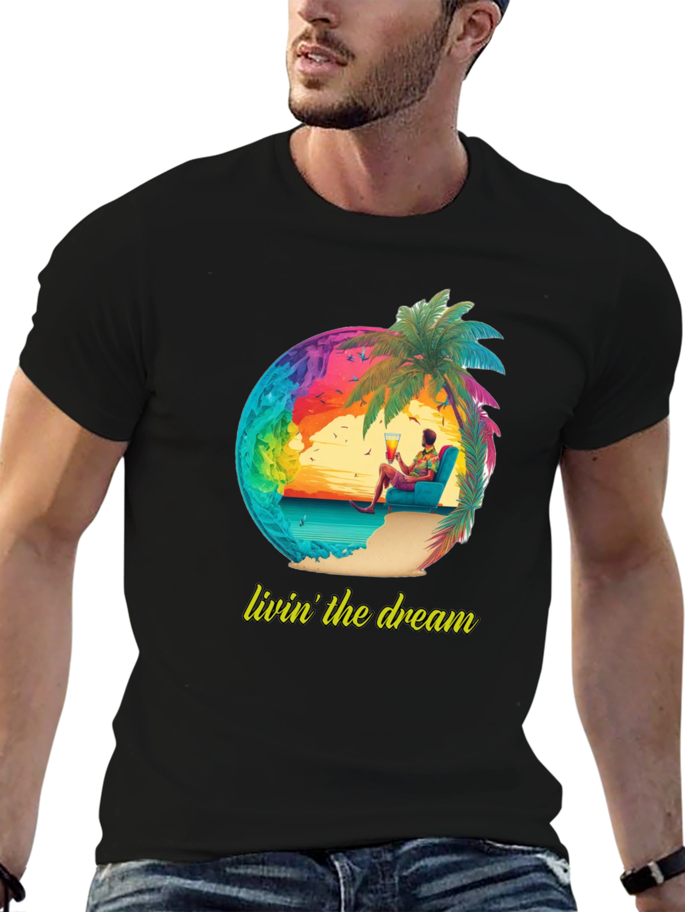 Livin the Dream Graphic T-Shirt