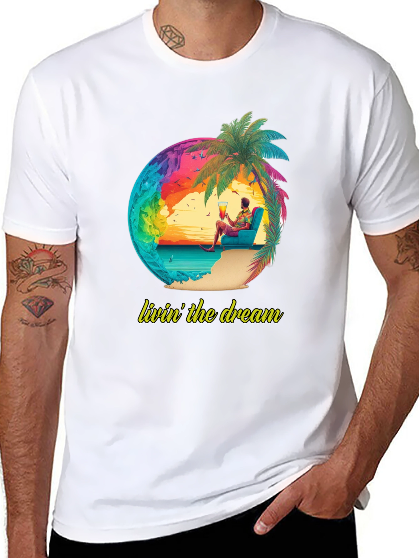 Livin the Dream Graphic T-Shirt
