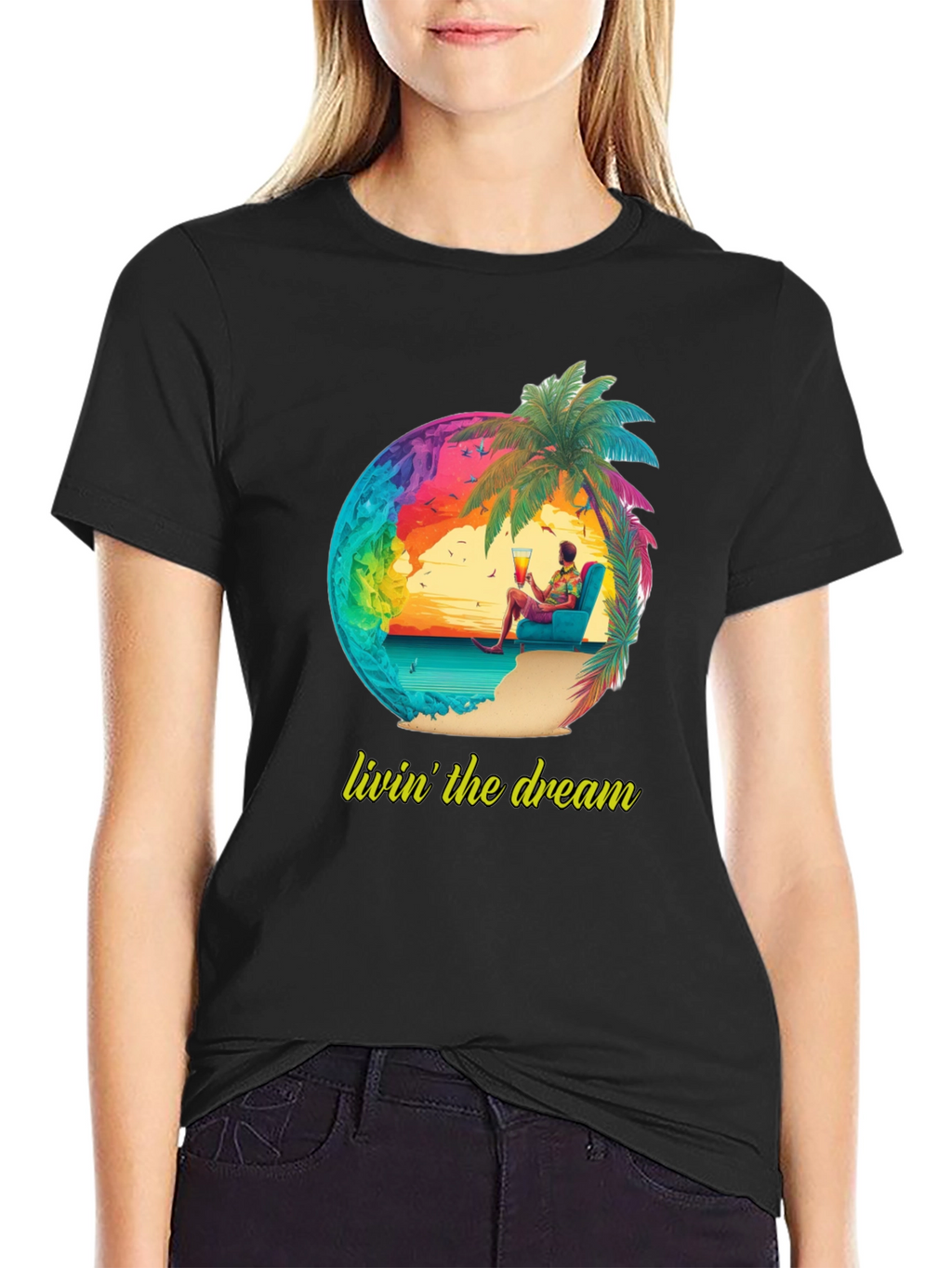 Livin the Dream Graphic T-Shirt