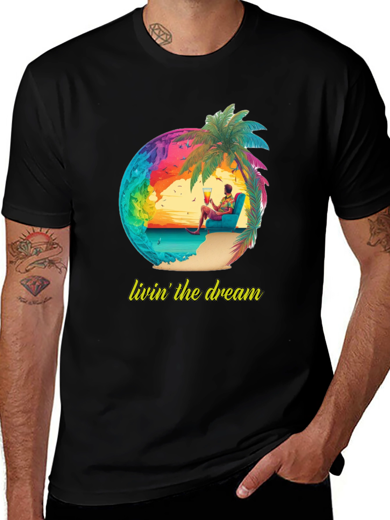 Livin the Dream Graphic T-Shirt
