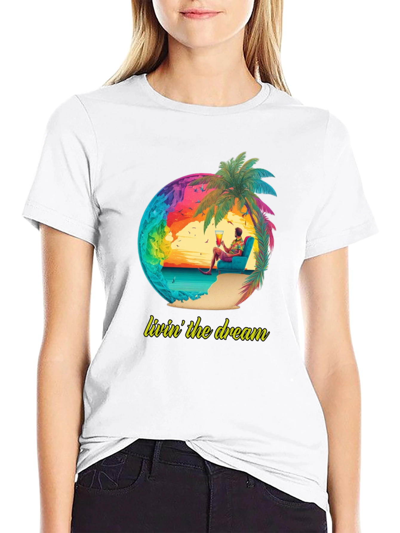 Livin the Dream Graphic T-Shirt