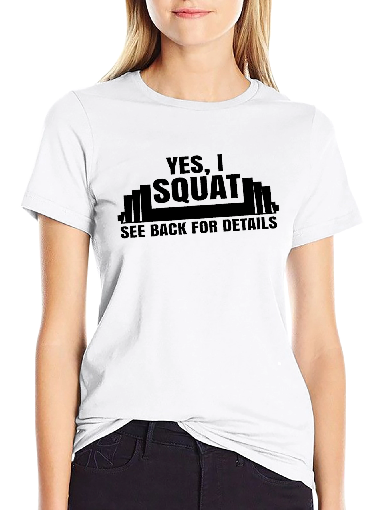 Yes I Squat Mens Graphic T-Shirt