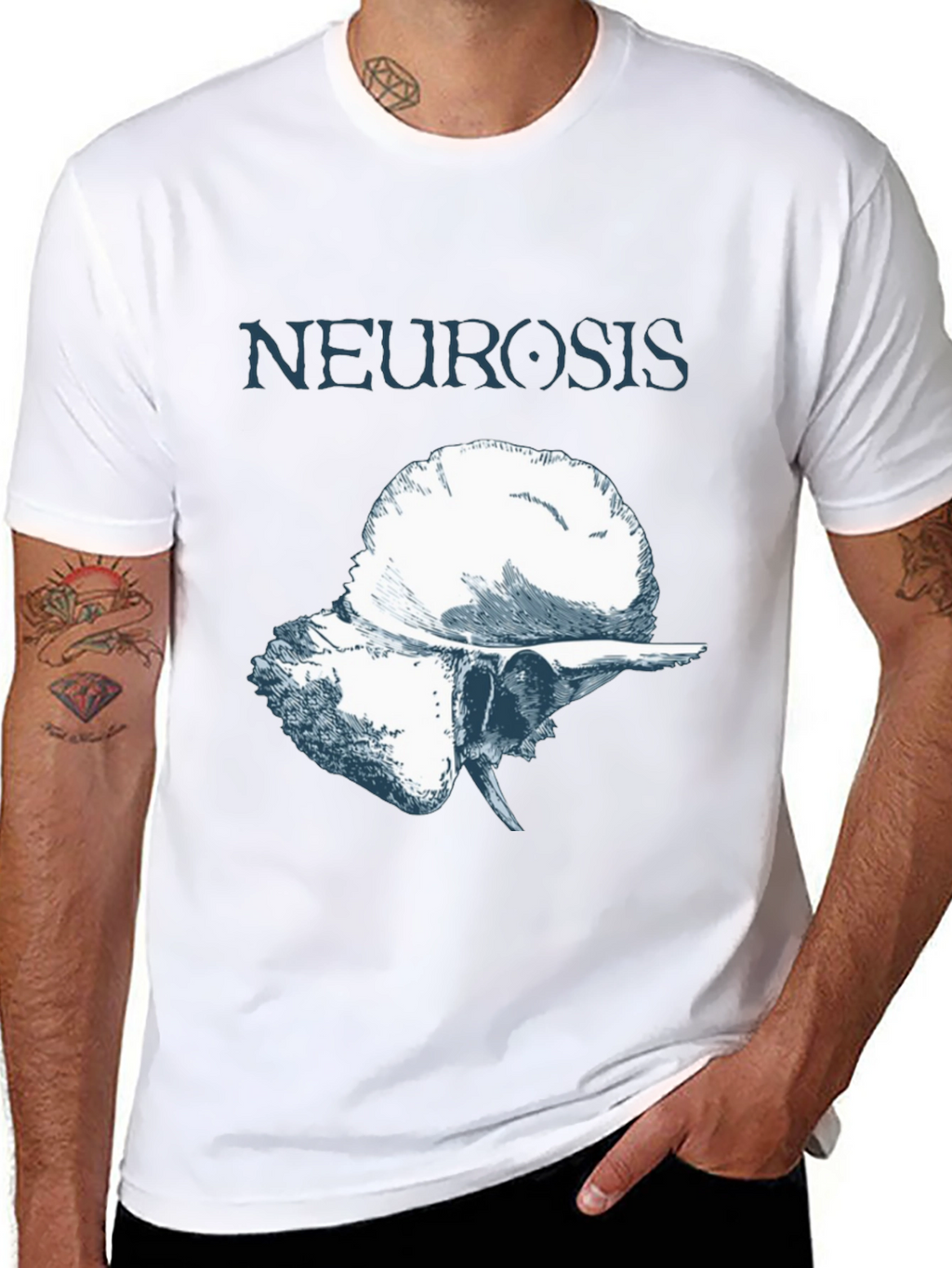 Neurosis Band Graphic T-Shirt - Black Cotton Tee