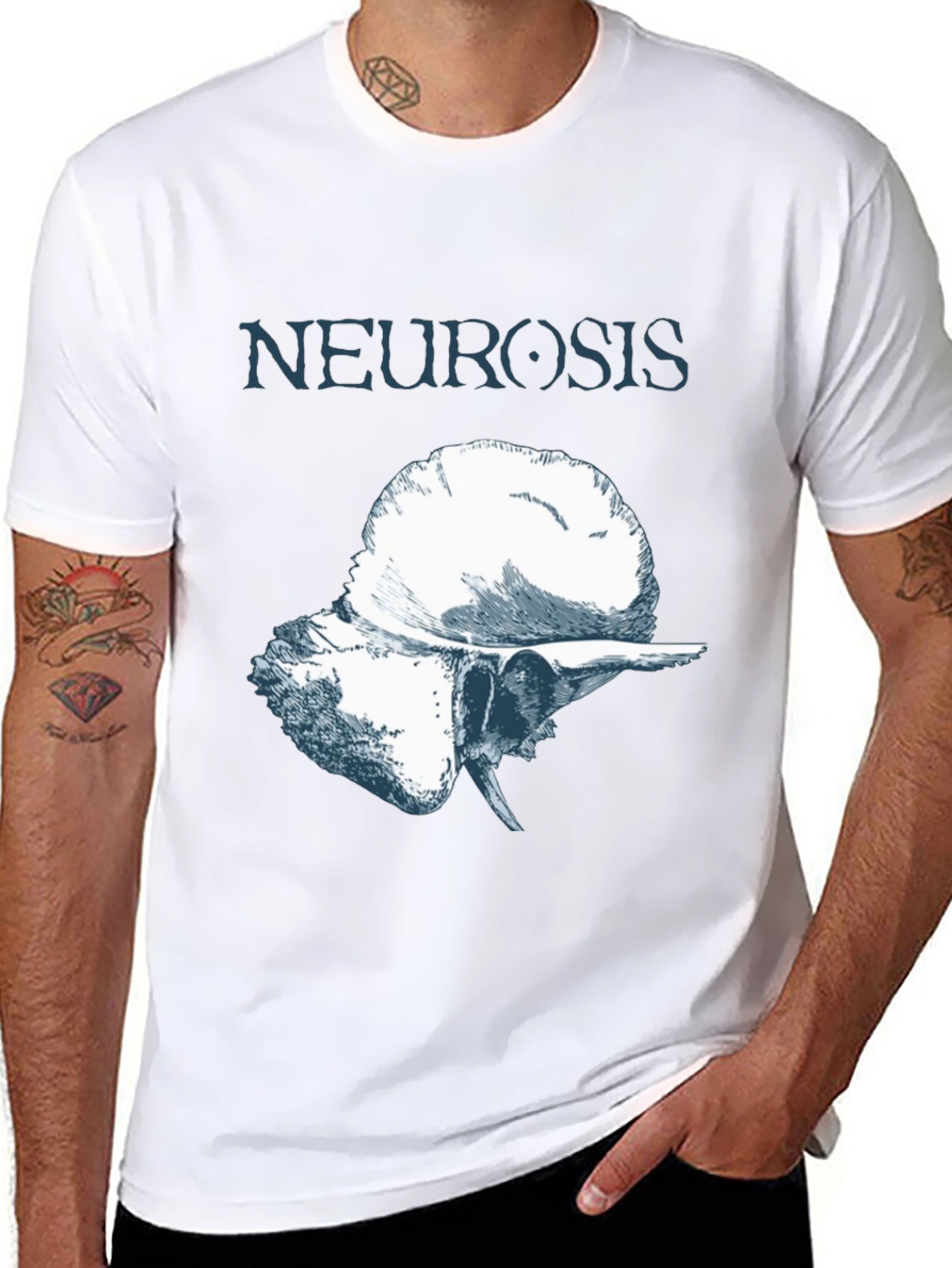 Neurosis Band Graphic T-Shirt - Black Cotton Tee