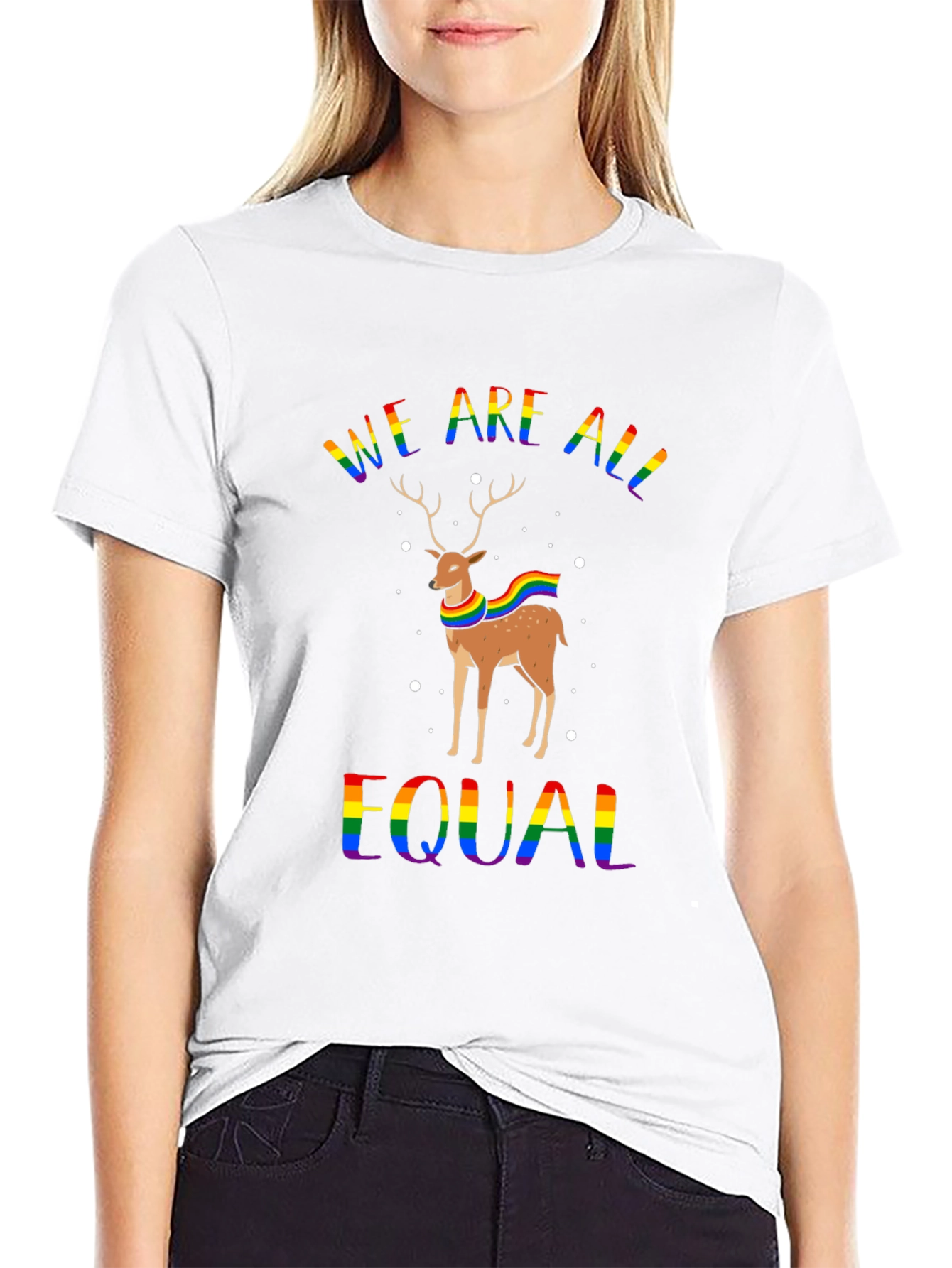 LGBTQ+ Equality Deer Graphic Tee