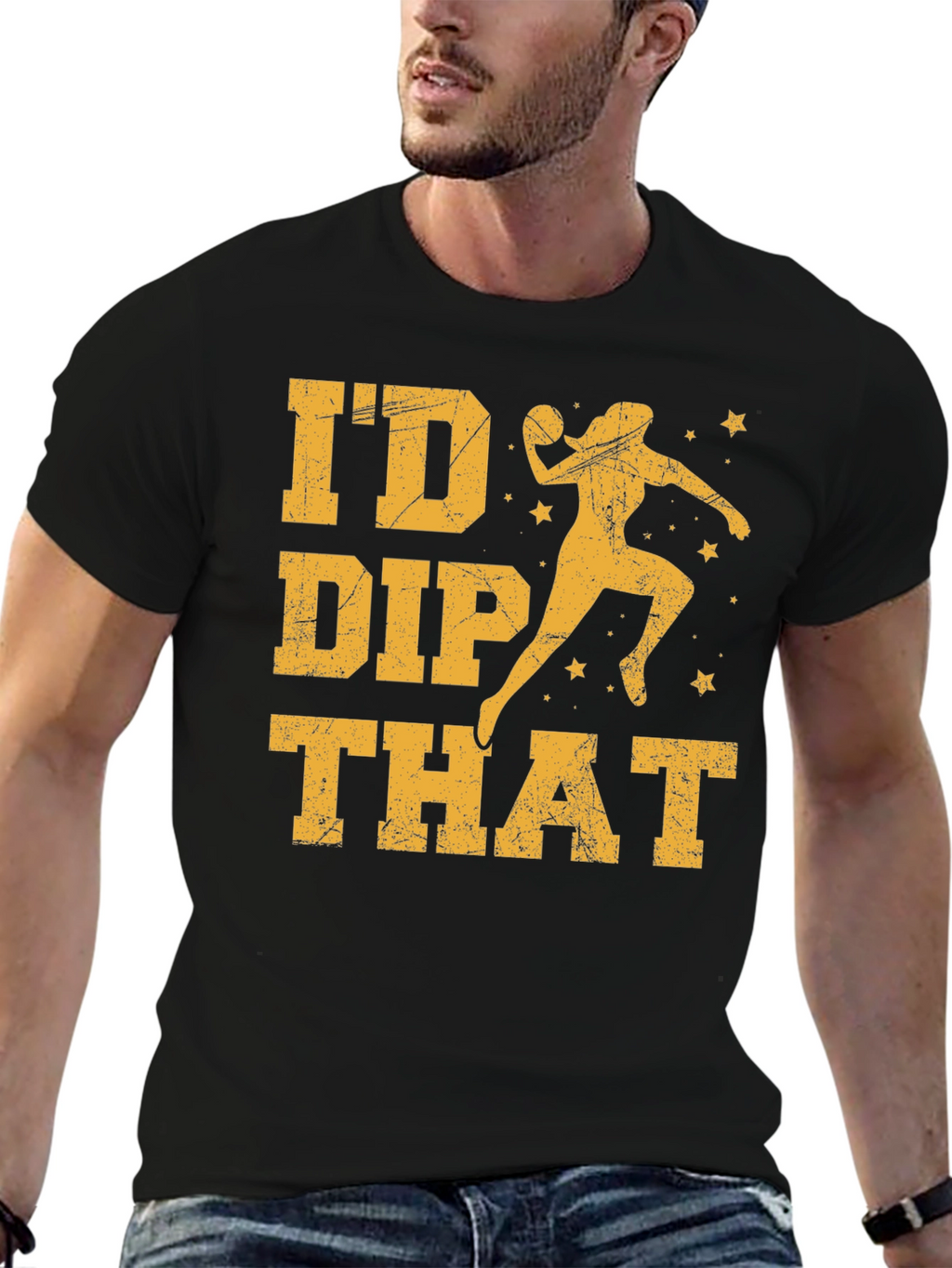 Id Dip That T-Shirt  Funny Dodgeball Tee