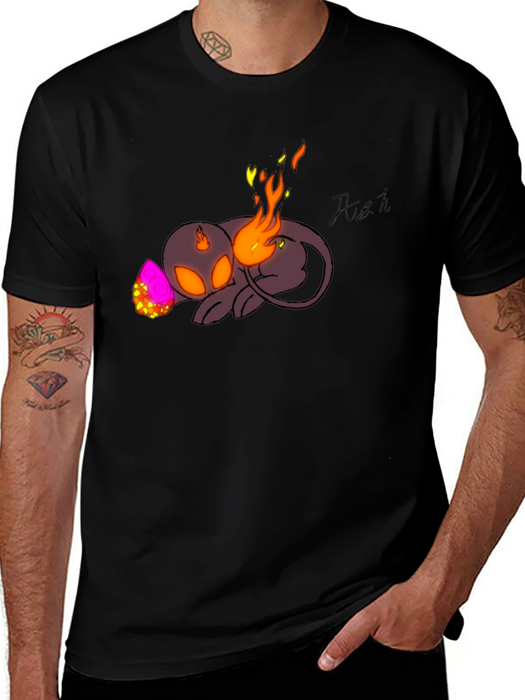 Mystic Flame Pet Graphic T-Shirt