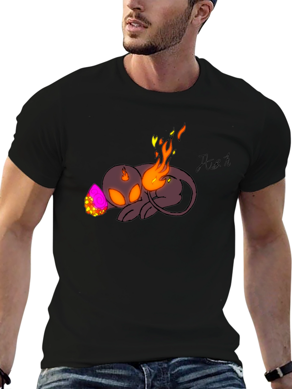Mystic Flame Pet Graphic T-Shirt