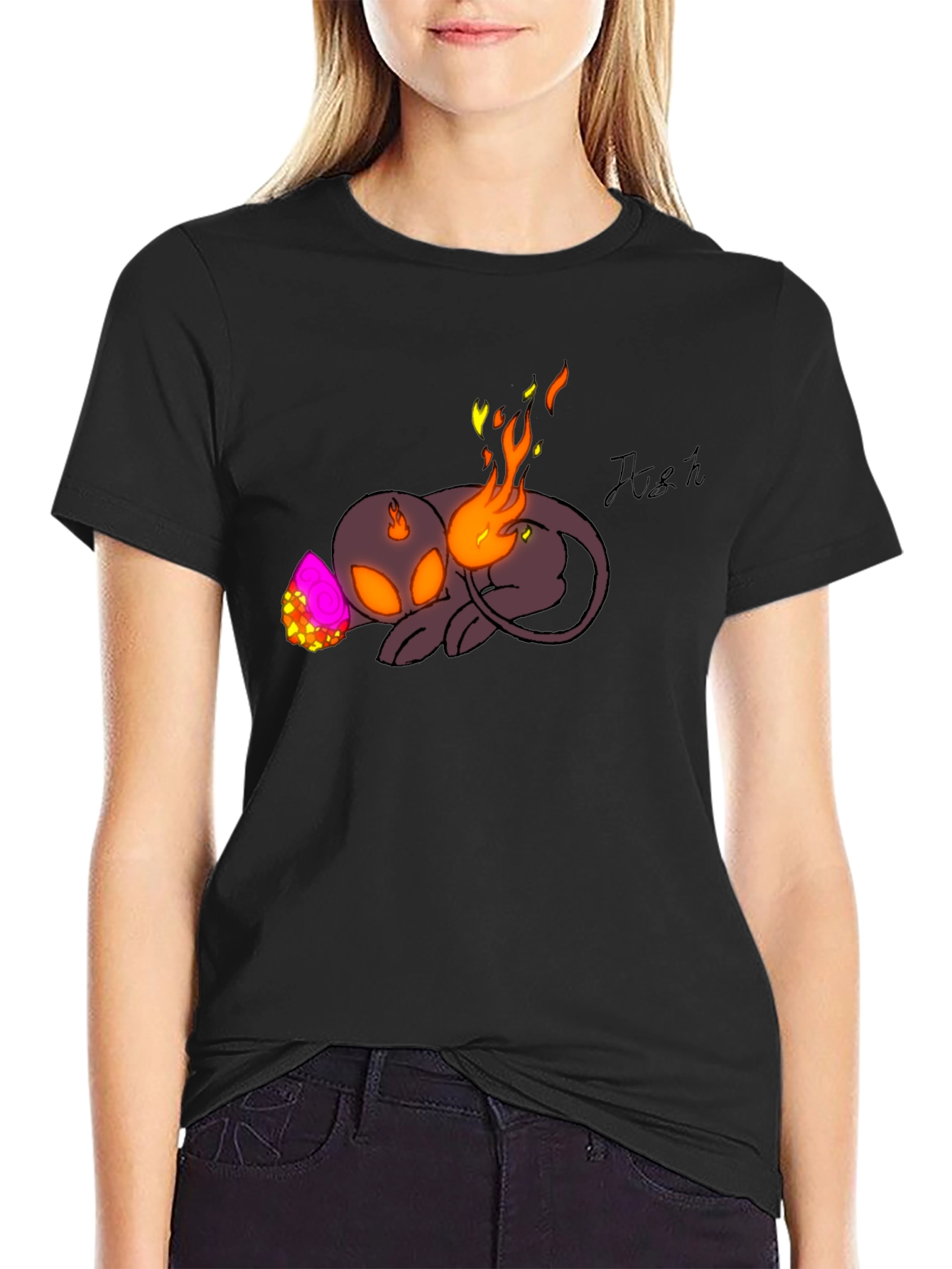 Mystic Flame Pet Graphic T-Shirt