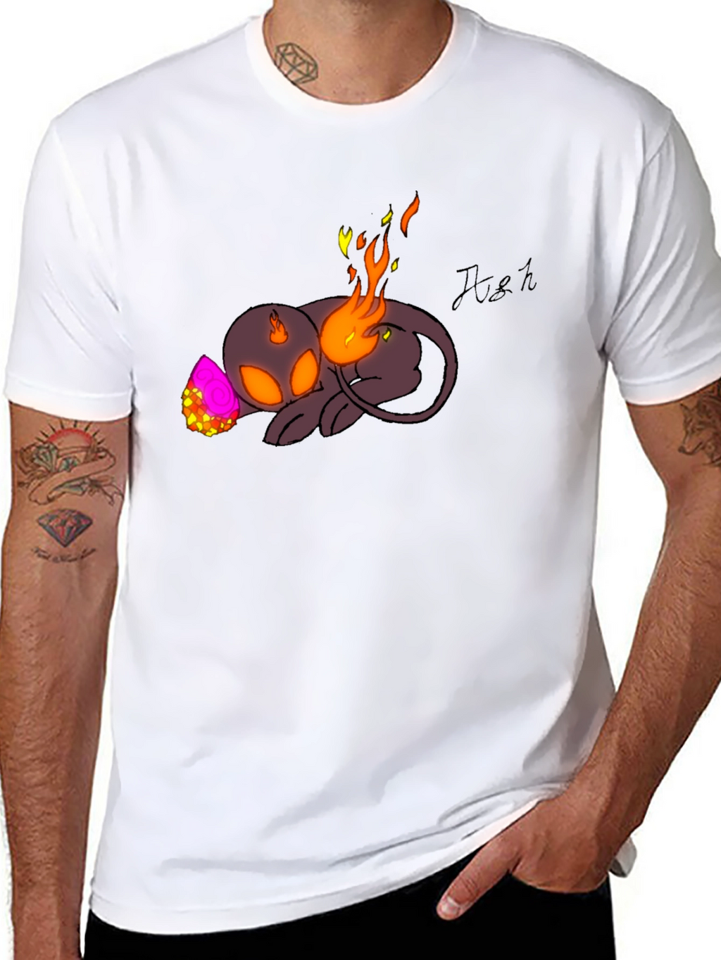 Mystic Flame Pet Graphic T-Shirt