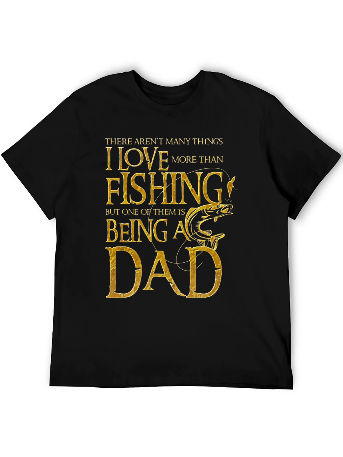 Fishing Dad Graphic T-Shirt - Perfect for Fathers Day