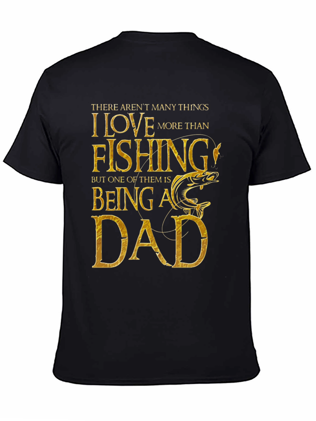 Fishing Dad Graphic T-Shirt - Perfect for Fathers Day