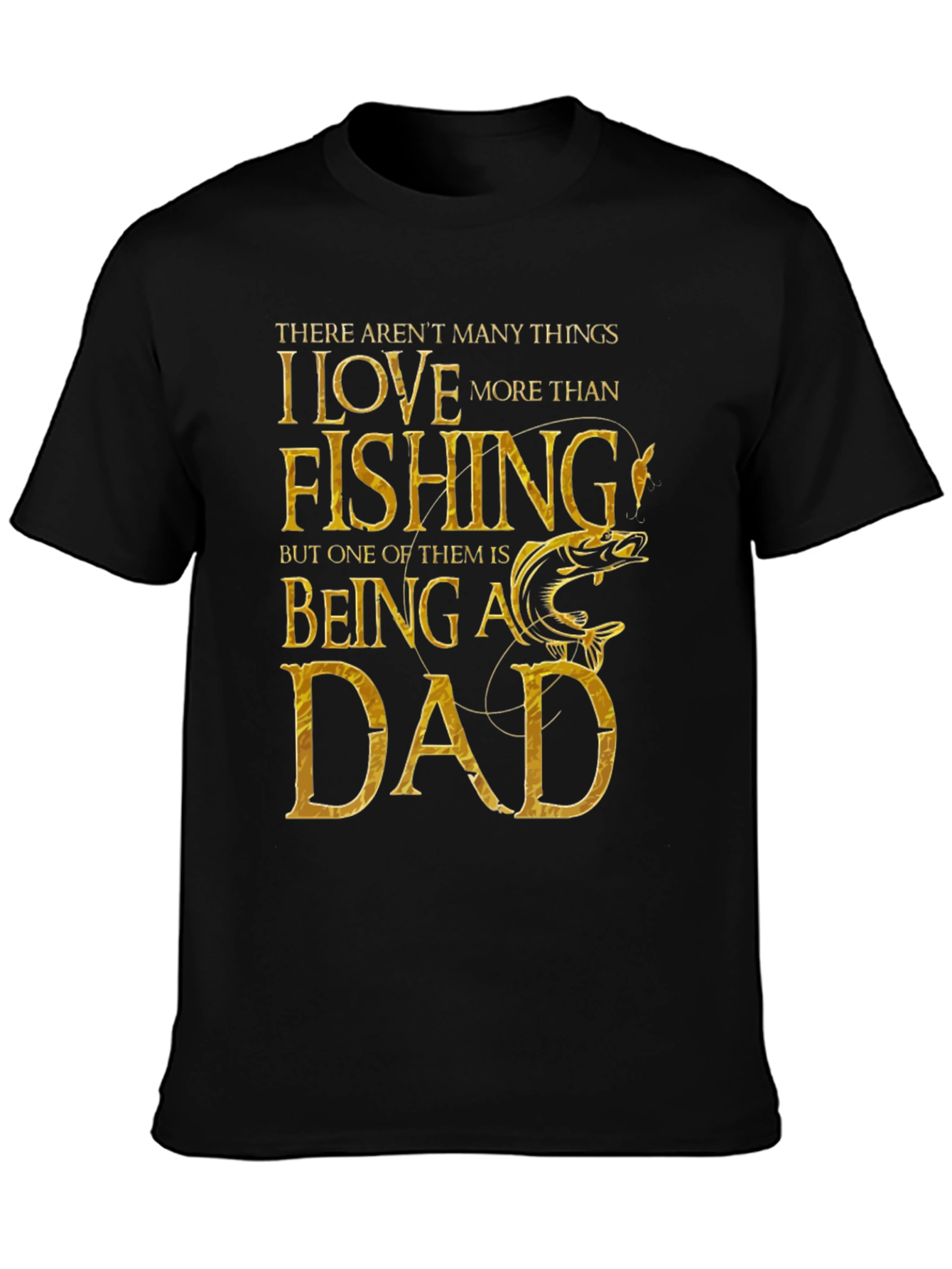 Fishing Dad Graphic T-Shirt - Perfect for Fathers Day