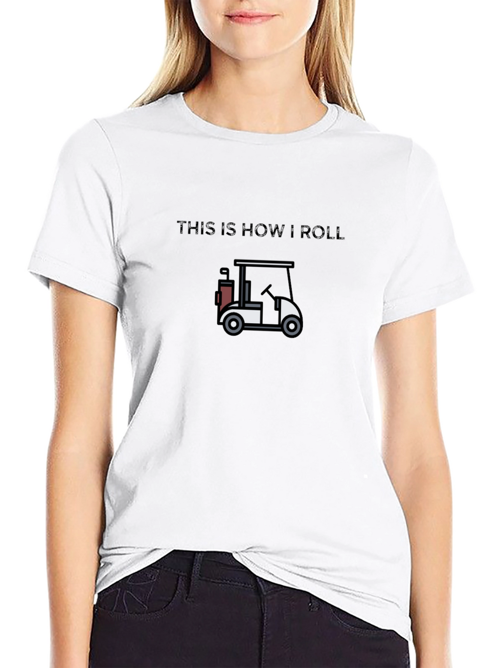 This is How I Roll Golf Cart Tee