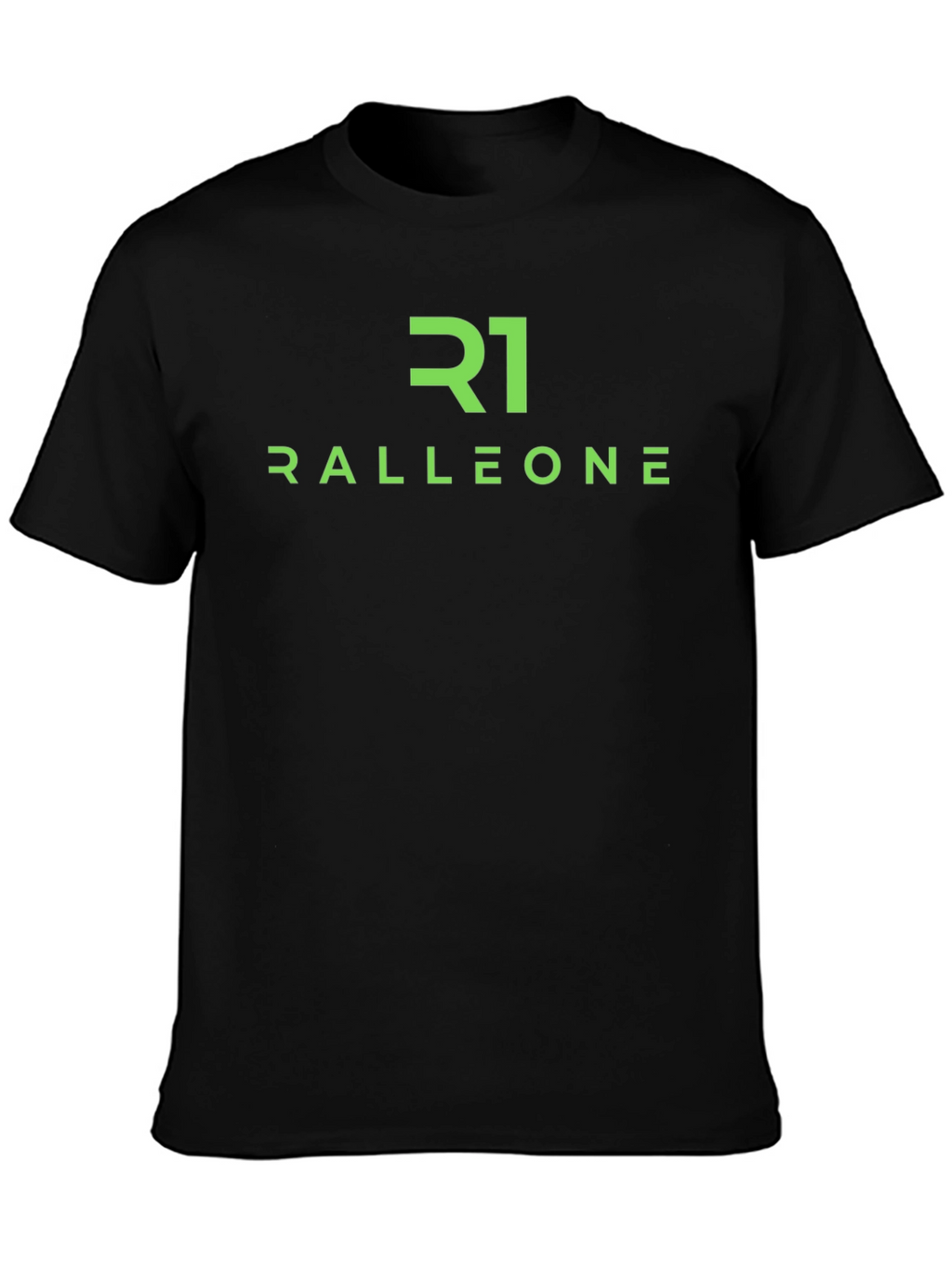Ralleone R1 Graphic T-Shirt - Premium Black Tee