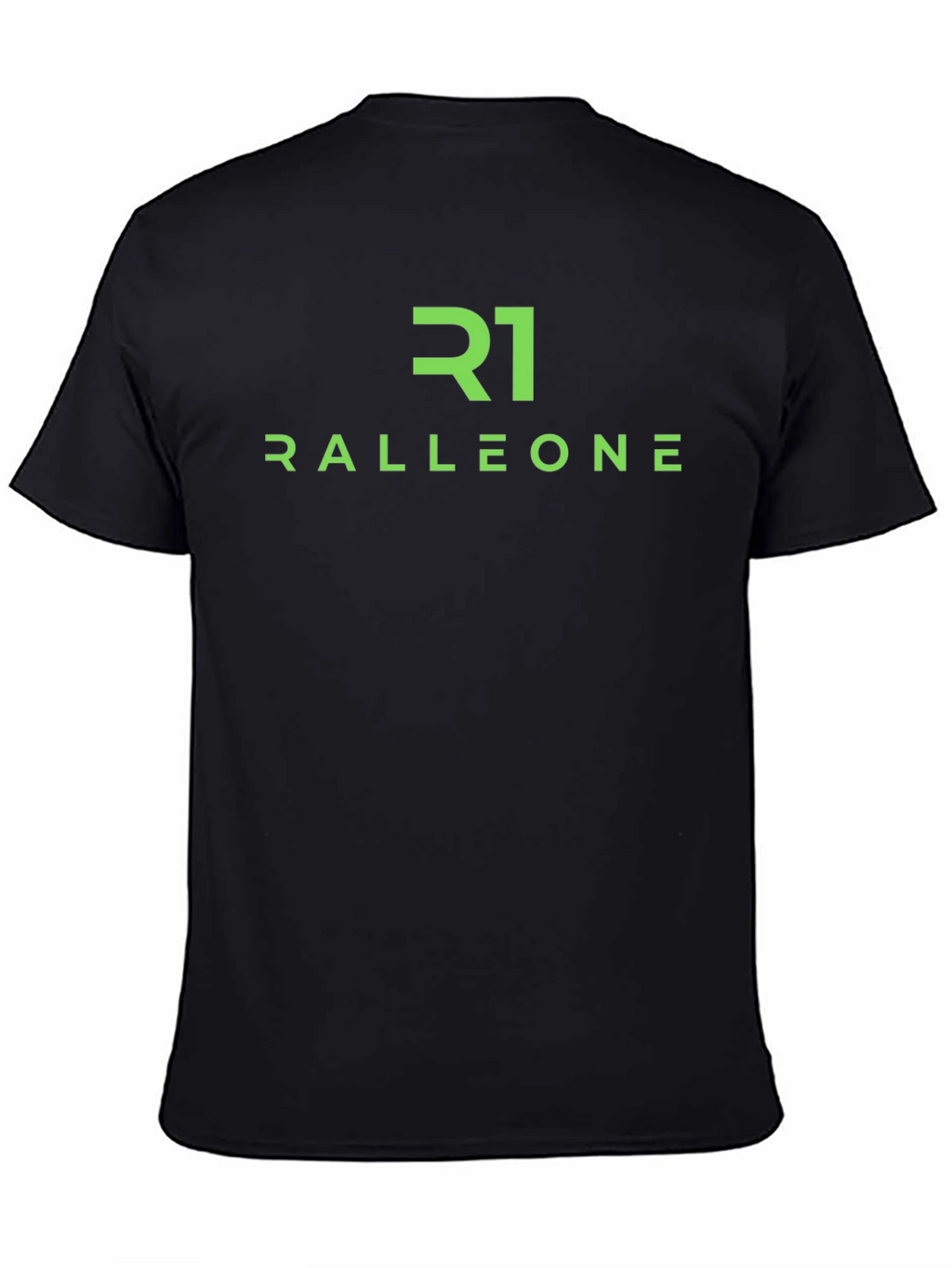 Ralleone R1 Graphic T-Shirt - Premium Black Tee