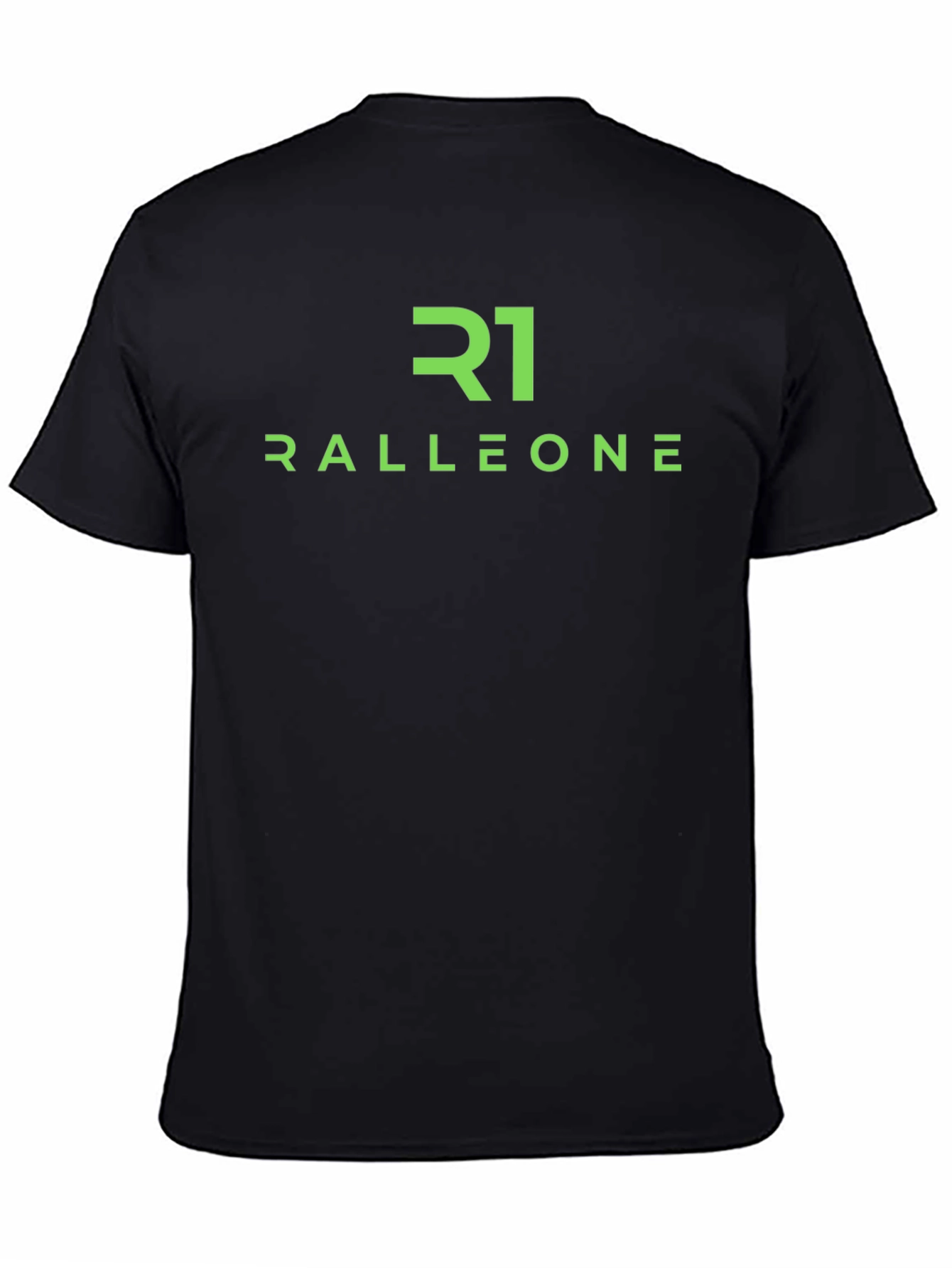 Ralleone R1 Graphic T-Shirt - Premium Black Tee