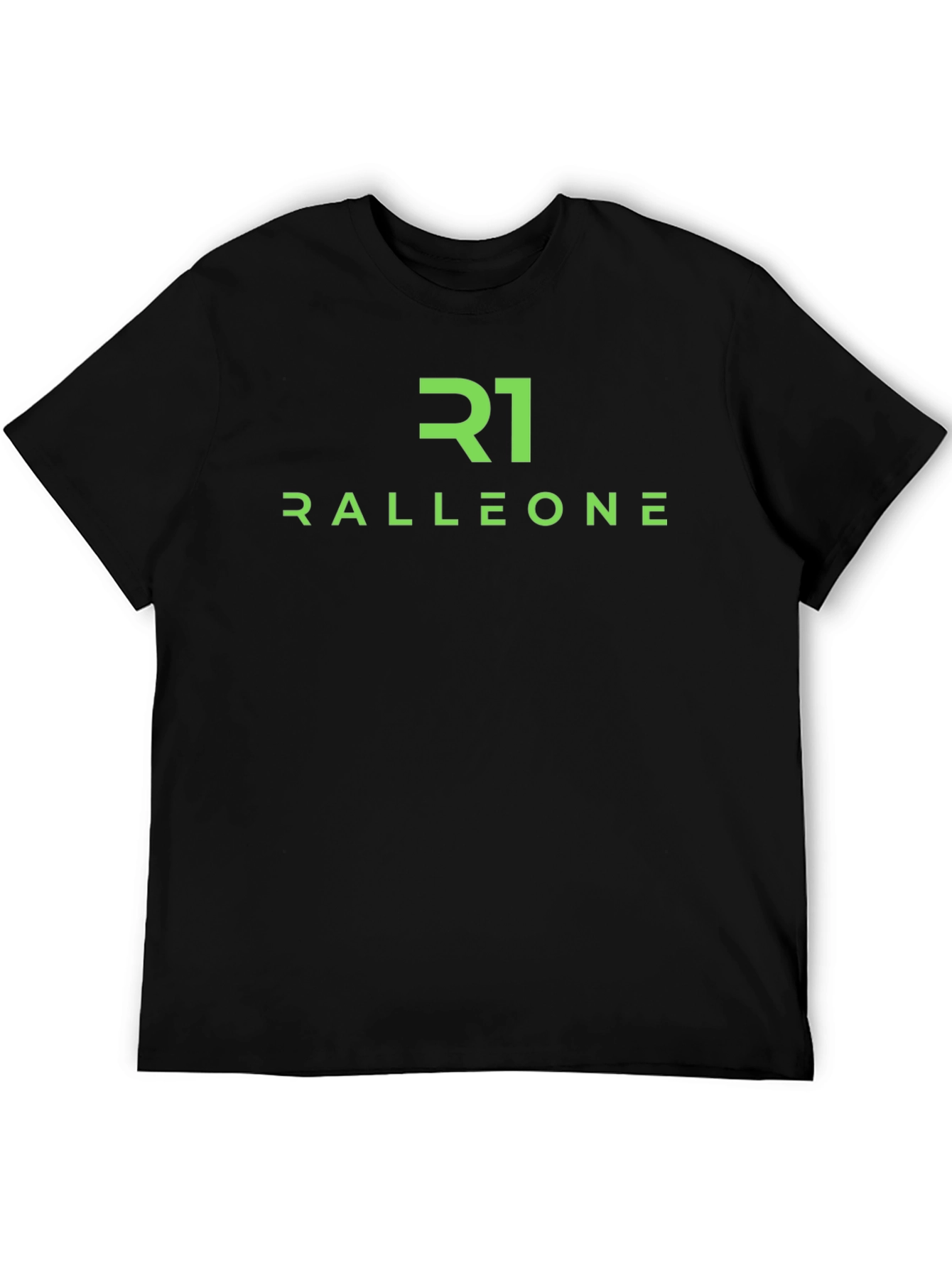 Ralleone R1 Graphic T-Shirt - Premium Black Tee