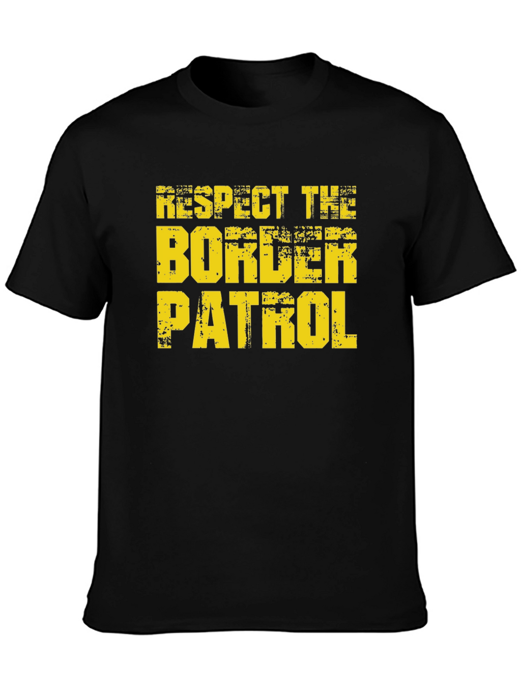 Respect Border Patrol Graphic Tee - Black