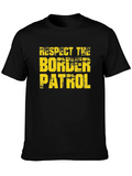 Respect Border Patrol Graphic Tee - Black