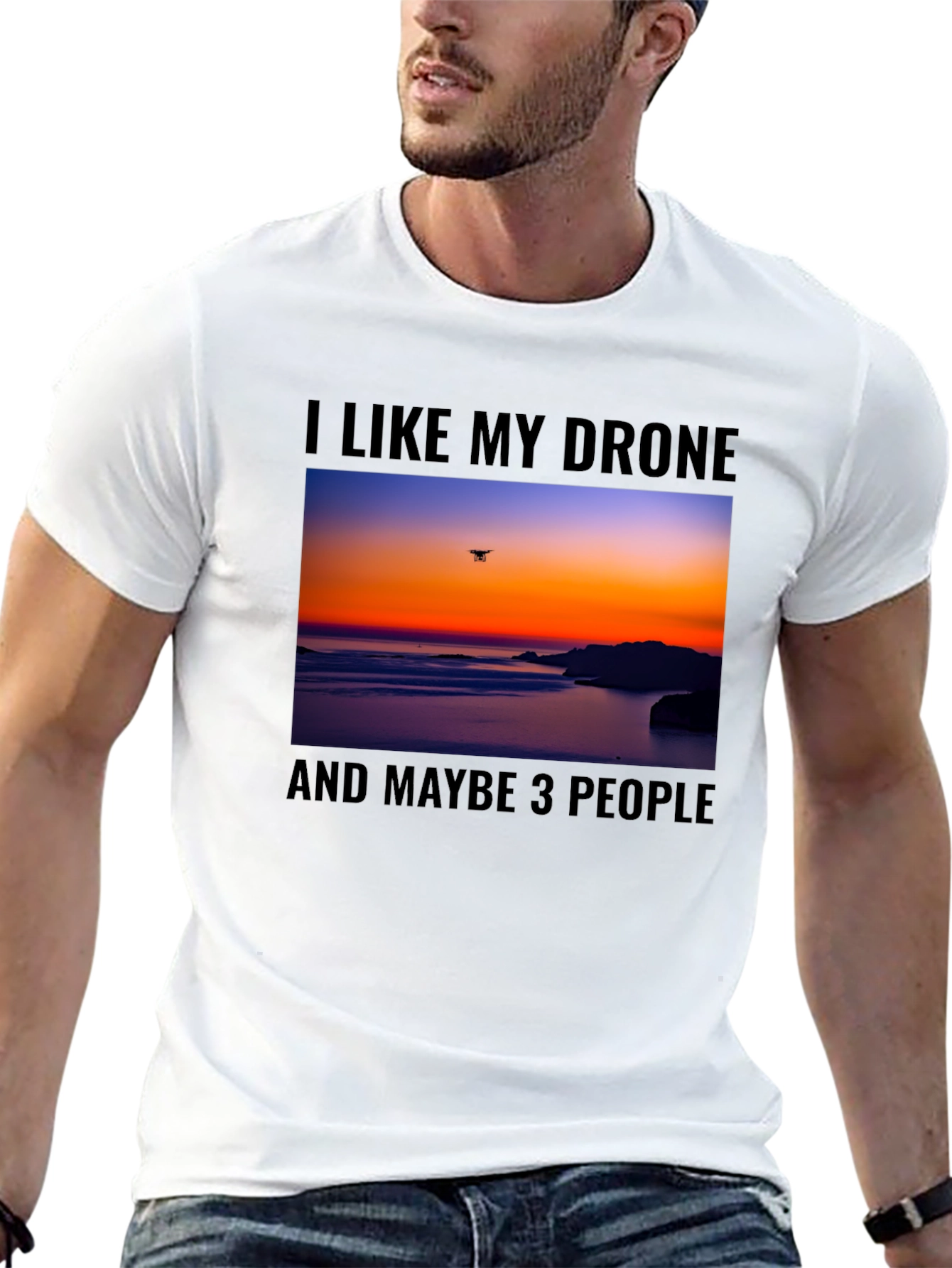 Drone Lover Graphic T-Shirt