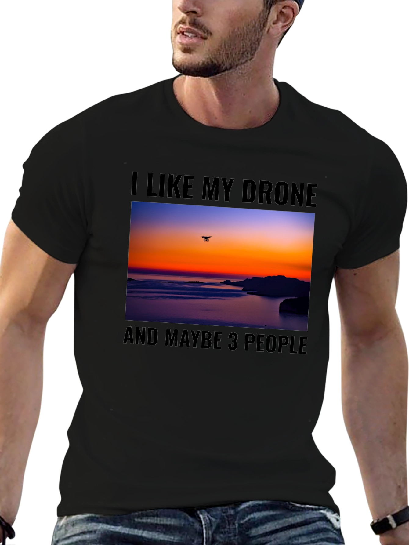 Drone Lover Graphic T-Shirt